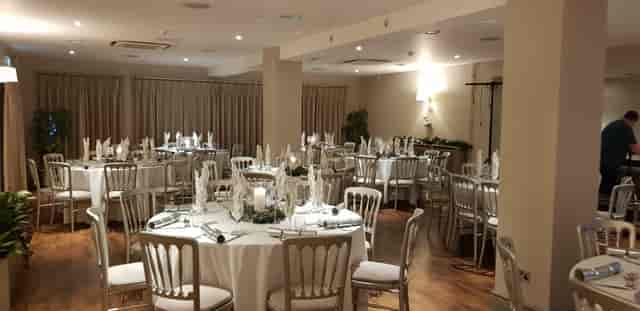Elegant event space at Blacknest Golf Club, ideal for weddings and corporate gatherings.