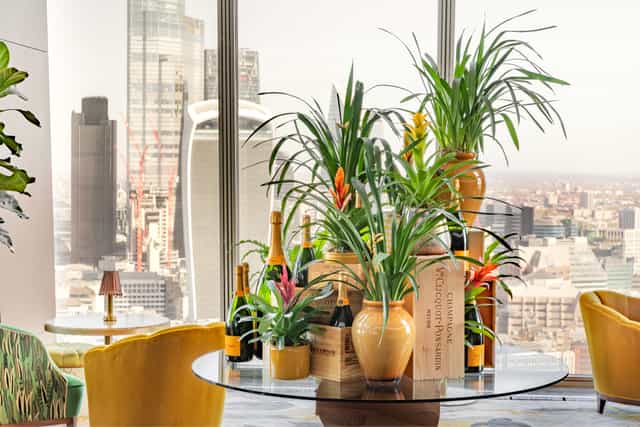 Sky Lounge at Shangri-La The Shard, London: elegant event space with city views.