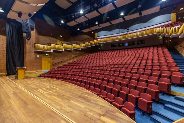 Marden Park Mansion auditorium with tiered seating for conferences and presentations.