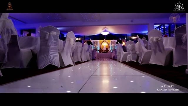 Elegant Main Hall in The Ark Royal, perfect for weddings and galas with soft lighting.
