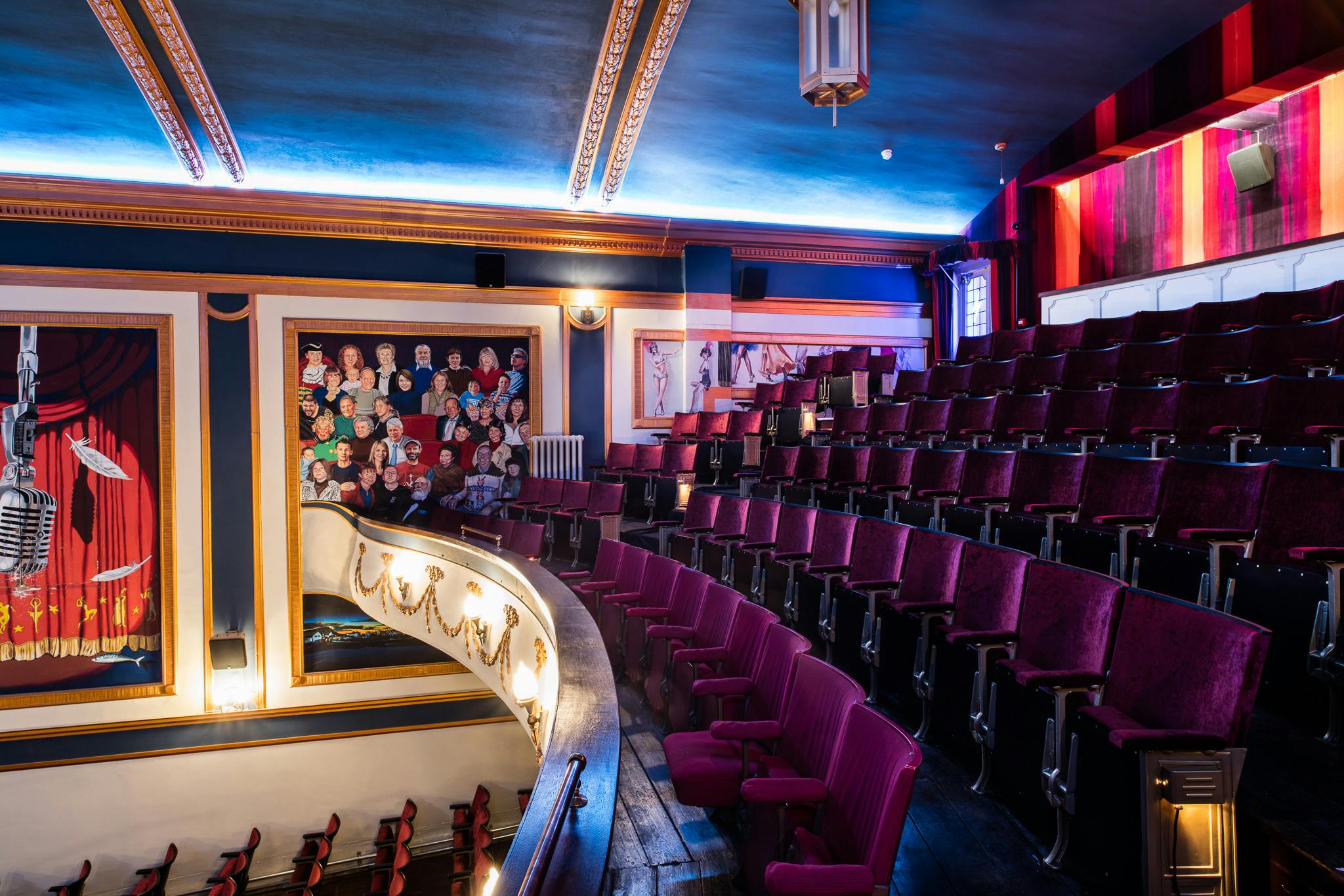 Elegant theater venue in Bridport Electric Palace, ideal for events and presentations.