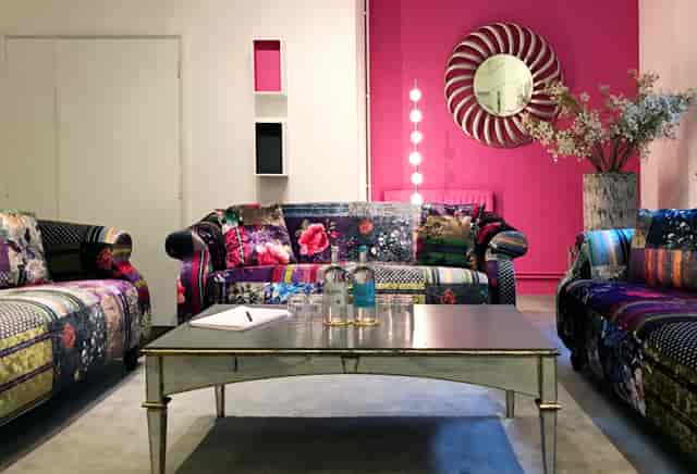 The Bauhaus London Art House: eclectic breakout lounge for creative networking and brainstorming.