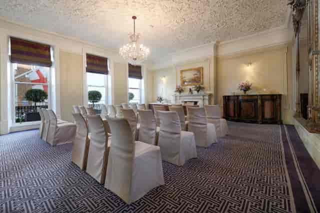 Roosevelt Room at Brown's Hotel, elegant meeting space for events and gatherings.