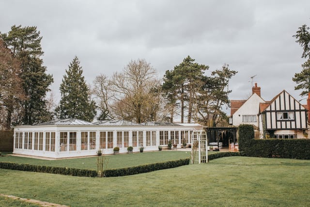 The Orangery at Hayne House: elegant conservatory venue for events and meetings.