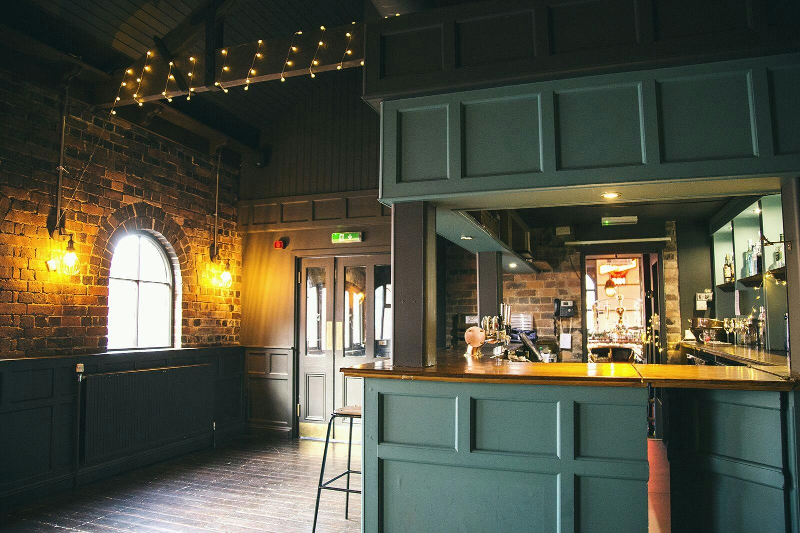 Stylish Gin Parlour in The Distillery Birmingham, perfect for events and gatherings.