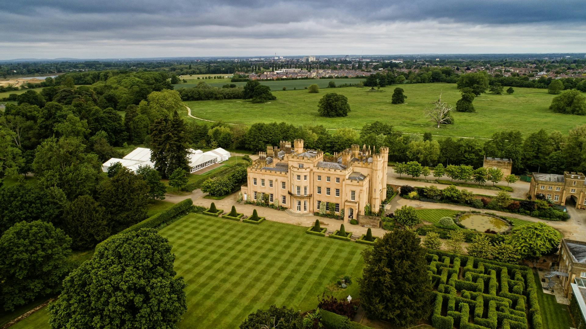 Ditton Manor Marquee, elegant historic estate for upscale weddings and corporate events.