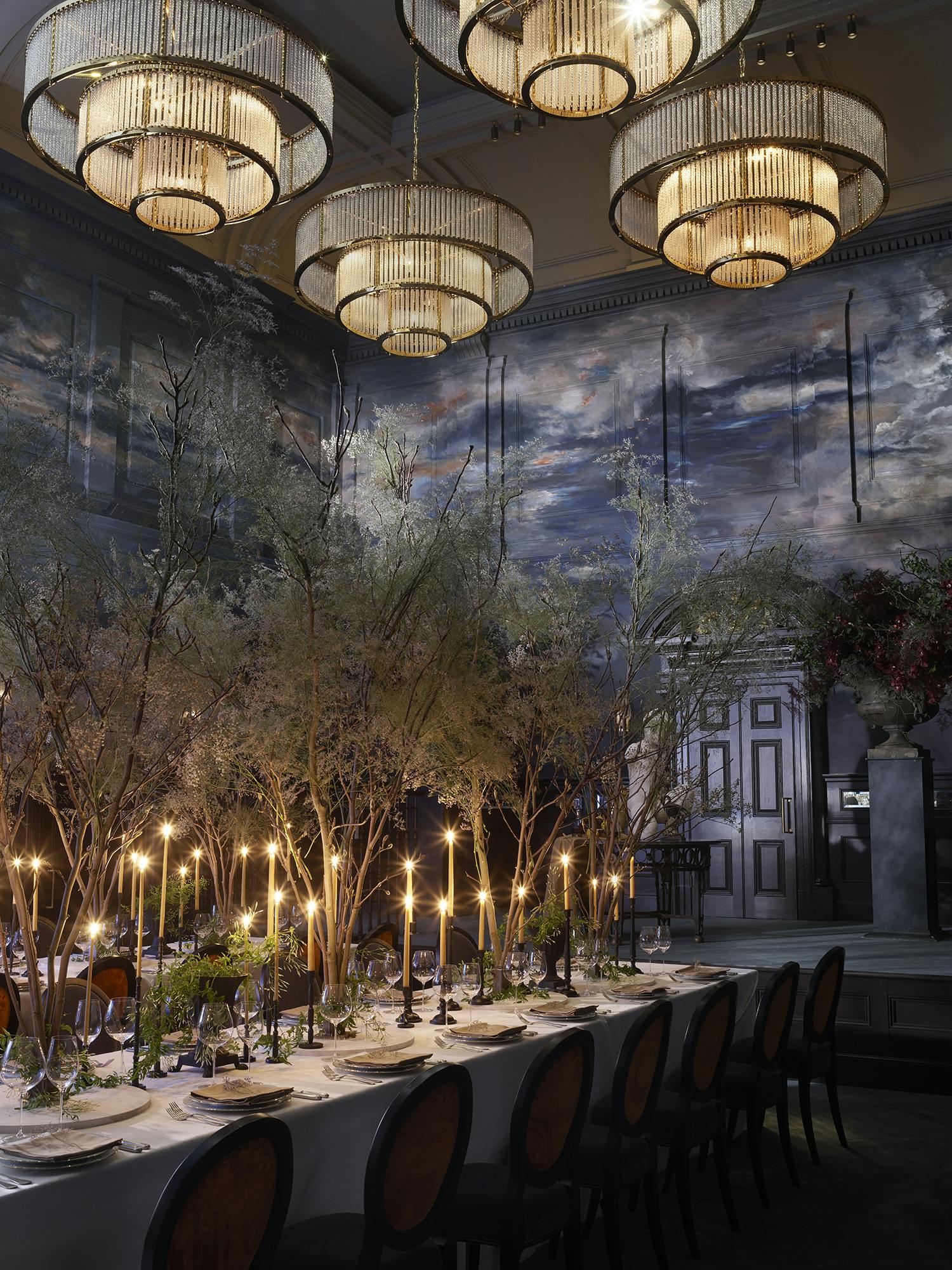 Magistrates' Court event space with cloud backdrop, ideal for intimate gatherings and themed events.