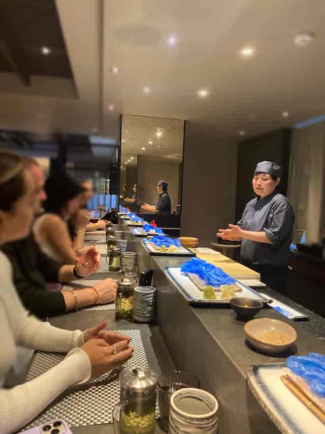 Sushi chef at TOKii, The Prince Akatoki London, ideal for corporate dinners and celebrations.