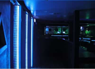 Dimly lit Whole Venue in Metro Dalston, ideal for private events and after-parties.