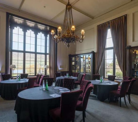 Elegant Garden Pavilion at Mar Hall for corporate meetings and upscale events.