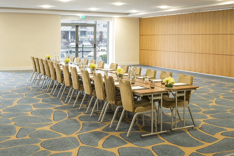 Grand Room 2 at Chelsea Harbour Hotel, elegant meeting space for formal events.