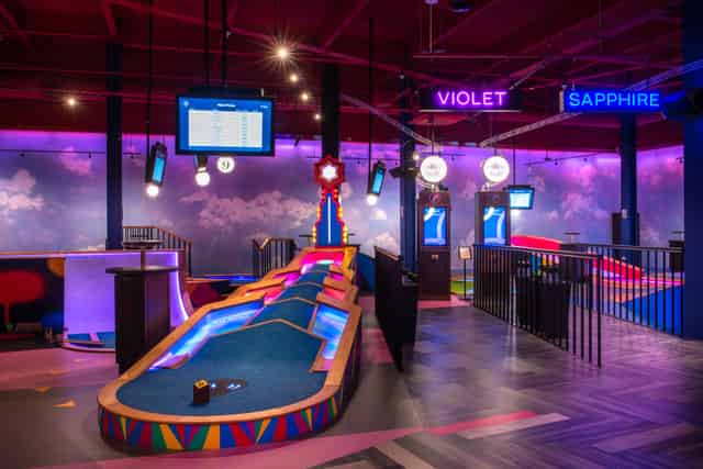 Violet semi-private area