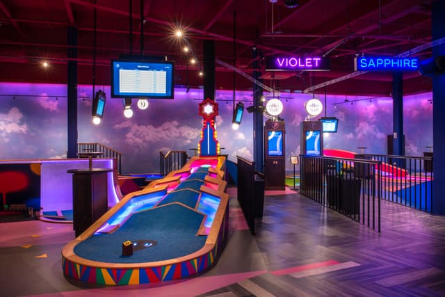 Violet semi-private area