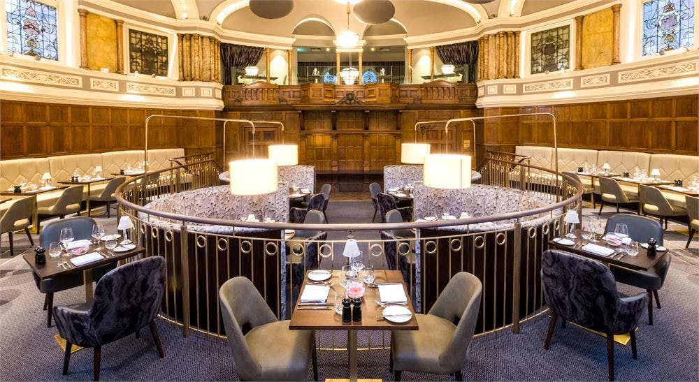 Elegant Council Room at Hotel Indigo Durham, perfect for upscale events and meetings.