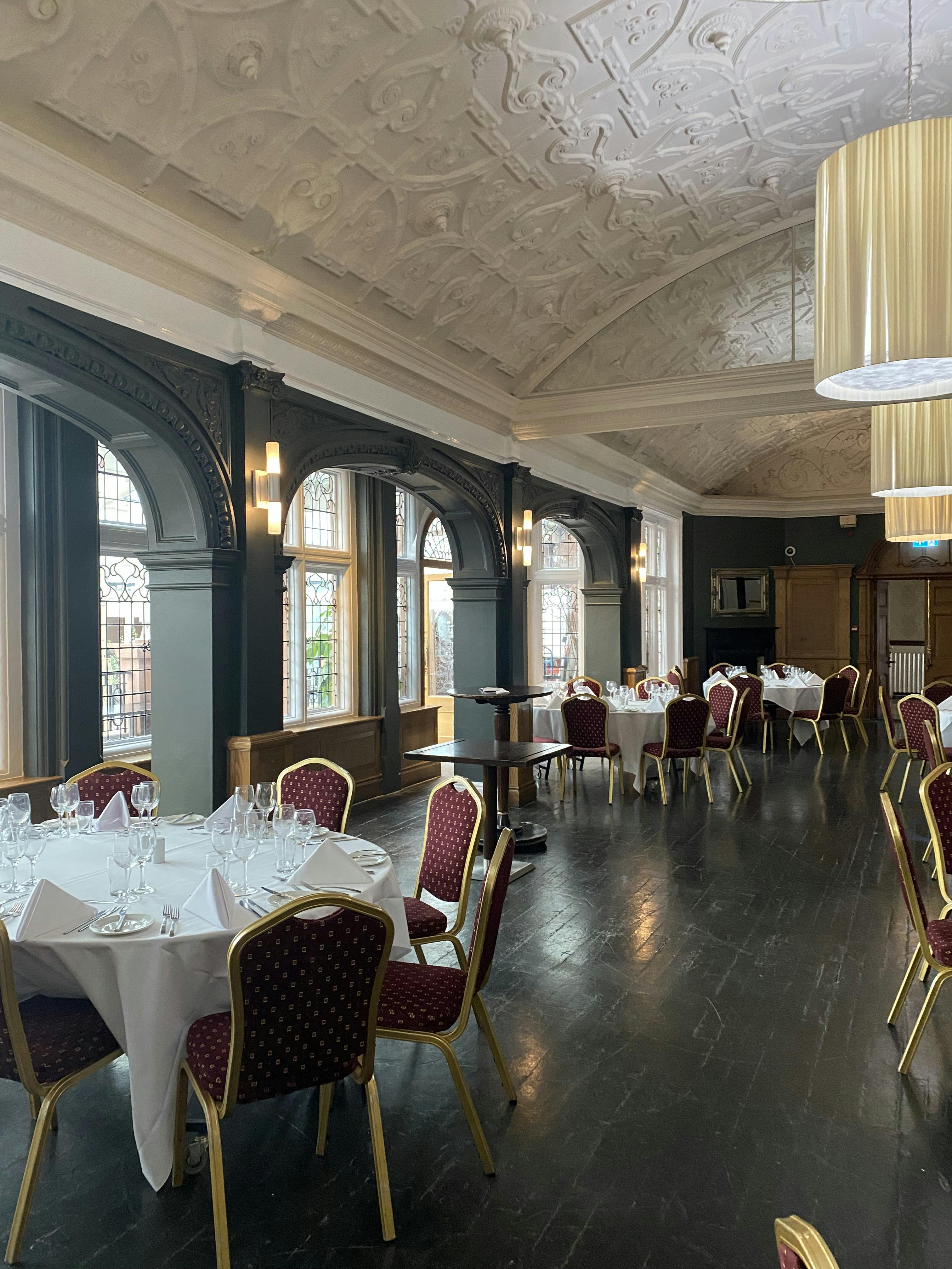 Elegant Sala Room at The Crown London Hotel, perfect for upscale events and celebrations.