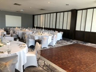 Holbeck Suite at Clayton Hotel Leeds, elegant event space for weddings and formal gatherings.