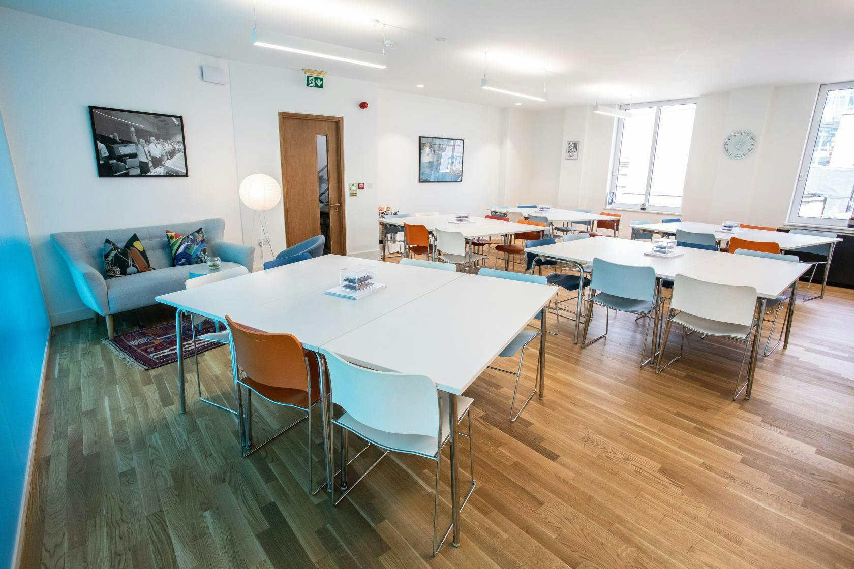 Modern Gagarin room at Wallacespace for flexible workshops and collaborative meetings.