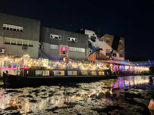 Mary Read Boat at Studio 9294, vibrant waterfront venue for evening events.