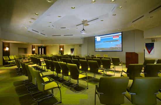 Central Hall at The View Hotel, Eastbourne: modern meeting room for conferences and workshops.