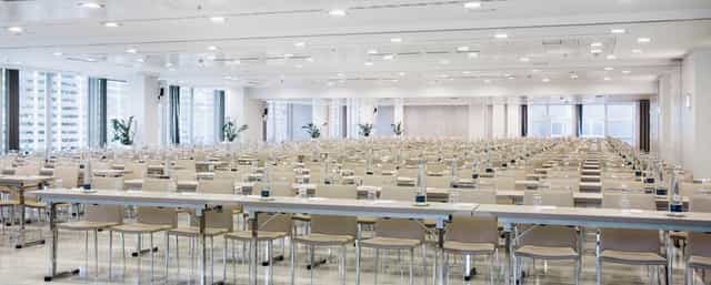 Spacious conference room at HOTEL NH EUROBUILDING for workshops and seminars.
