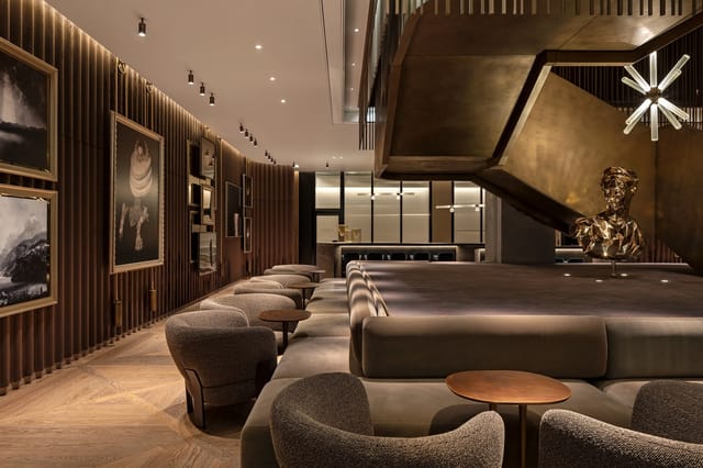 Sophisticated lounge at The National Gallery, ideal for networking events and meetings.
