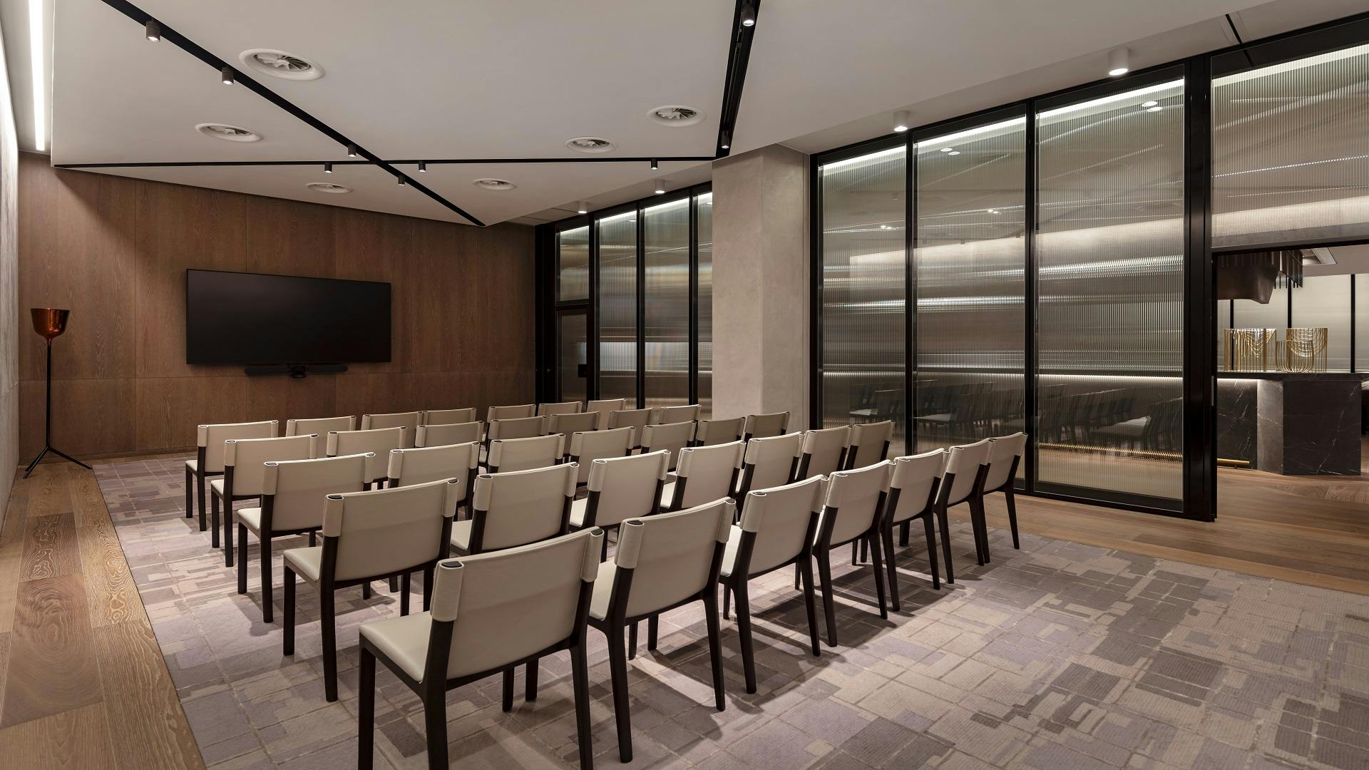 Modern meeting space at Royal Academy of Arts, ideal for corporate events and workshops.