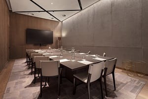 Modern meeting room at Tate Britain, ideal for corporate workshops and discussions.