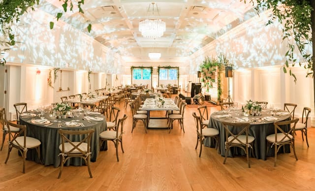 Elegant Lord Stanley Ballroom in Stanley Park for weddings and corporate events.