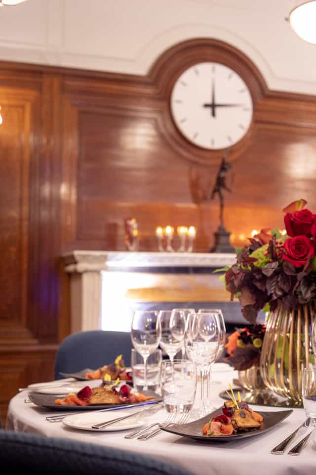 Heritage Rooms Euston: elegant event decor, corporate dinner
