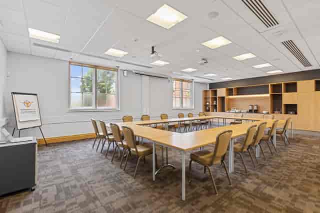 Wycliffe Room at St Martins House: spacious meeting room for corporate events and workshops.