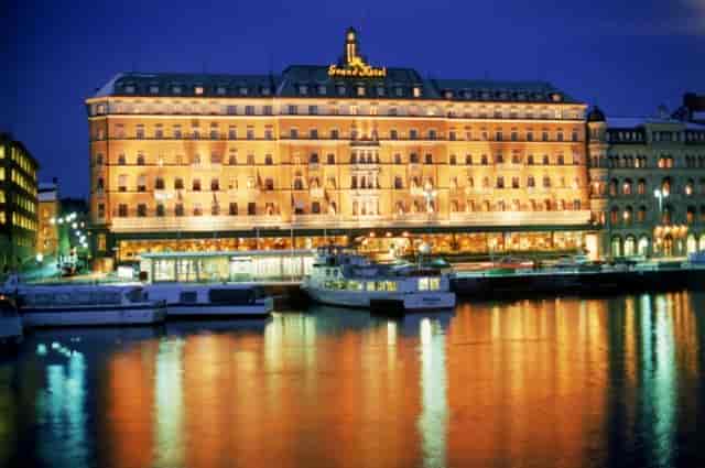 Vinterträdgården at Grand Hôtel Stockholm, elegant waterfront venue for upscale events.