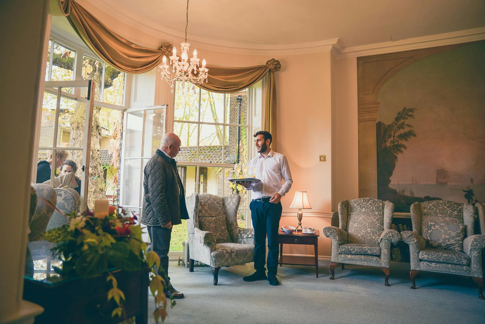 Elegant Chapter room at St. Katharine, ideal for intimate meetings and events.