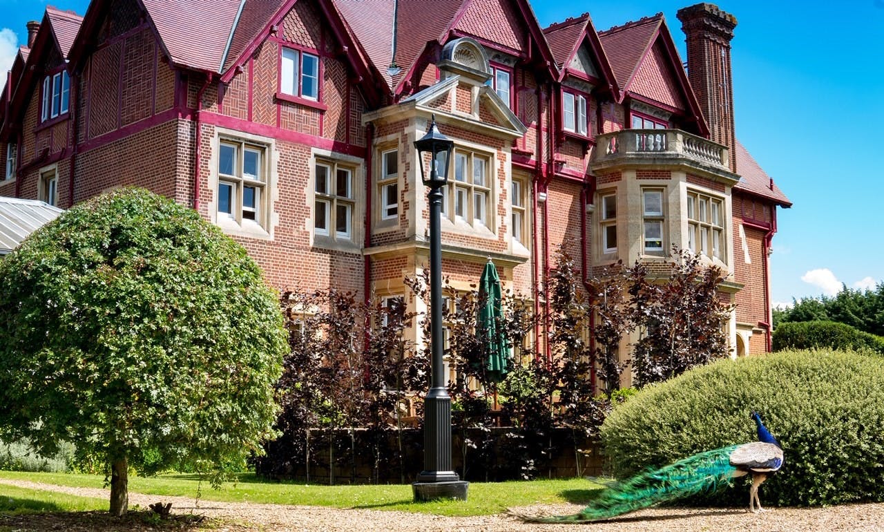 Charles Suite at Pendley Manor, historic venue with manicured gardens for upscale events.
