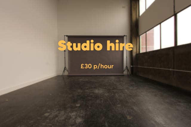 Versatile Aseptic Studios venue with natural light for meetings and workshops.