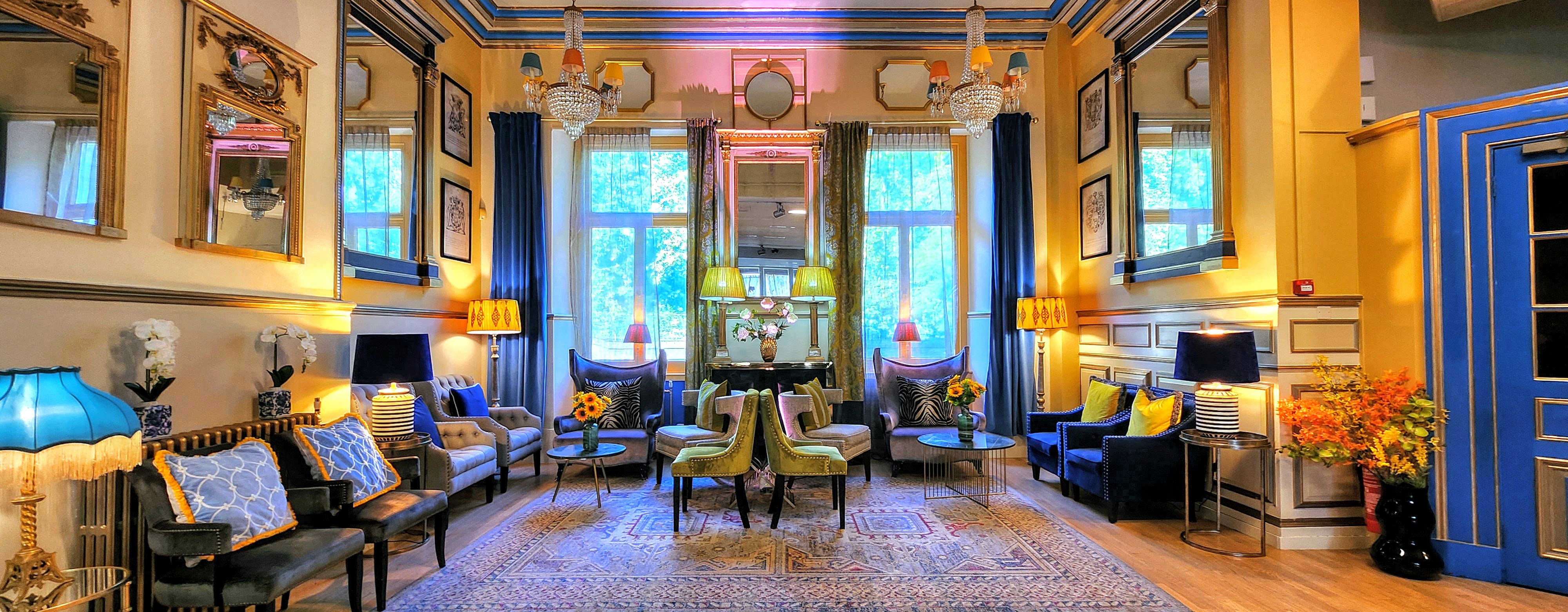 Embassy London lounge, intimate reception, VIP event - Banner