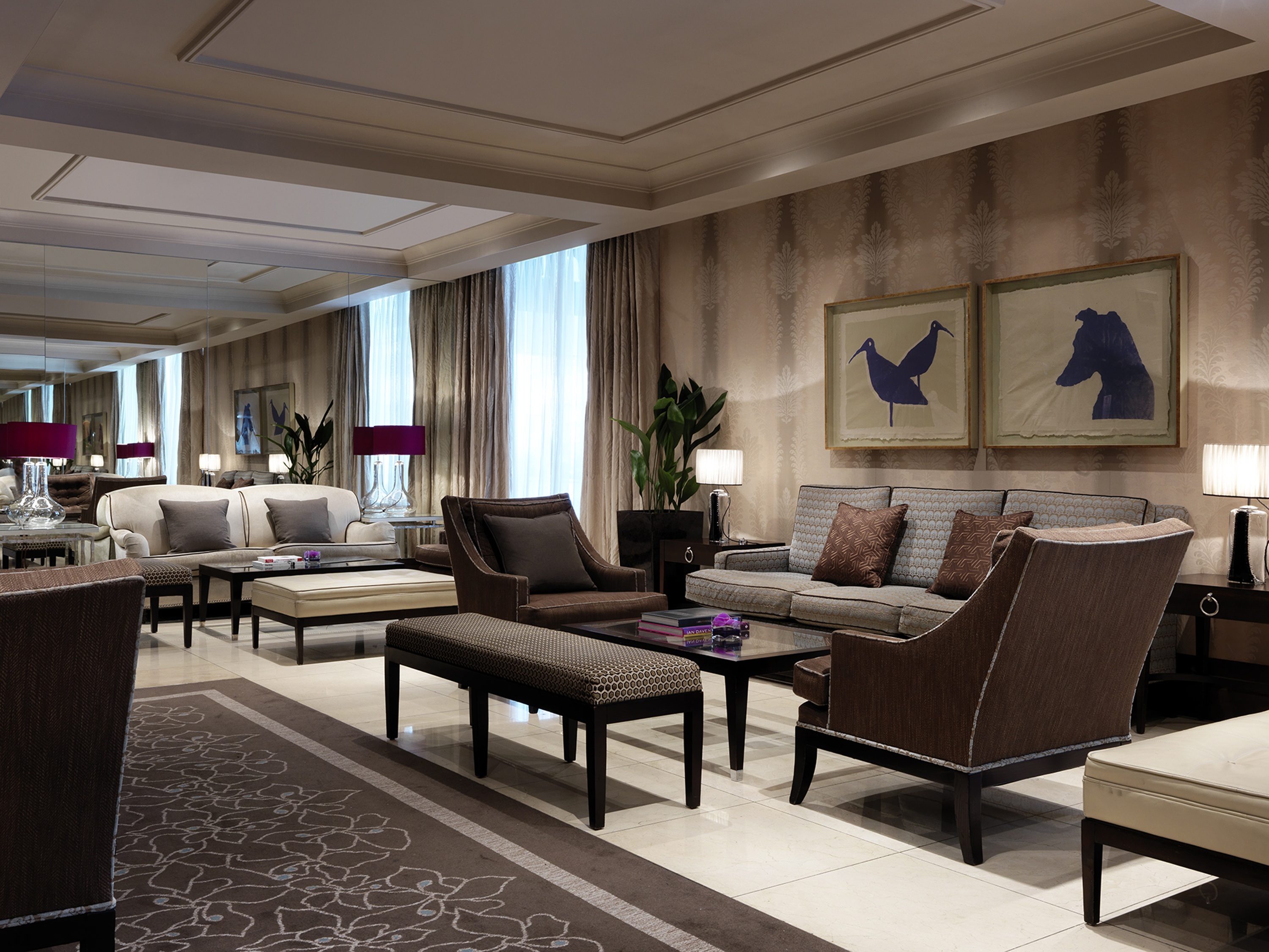 William Jessop Suite lounge, elegant furnishings for networking and meetings. - Banner