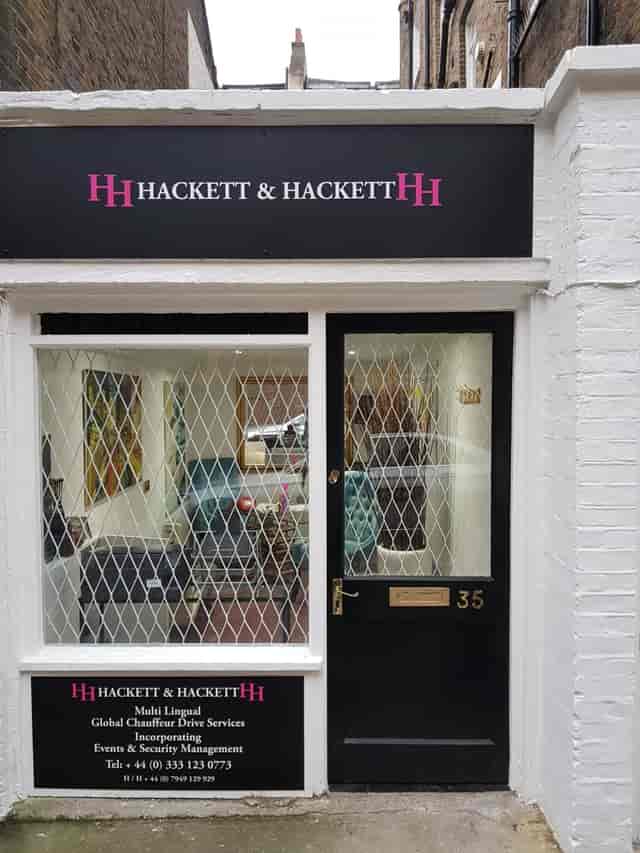 "Charming venue with gated entrance for intimate meetings and events at 35 Chagford Street."