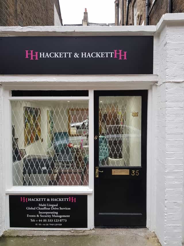 "Charming venue with gated entrance for intimate meetings and events at 35 Chagford Street."
