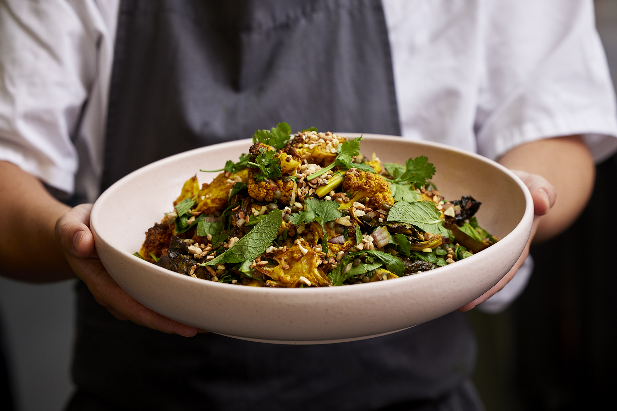 Elegant plated reception dish, University of London event food - Banner