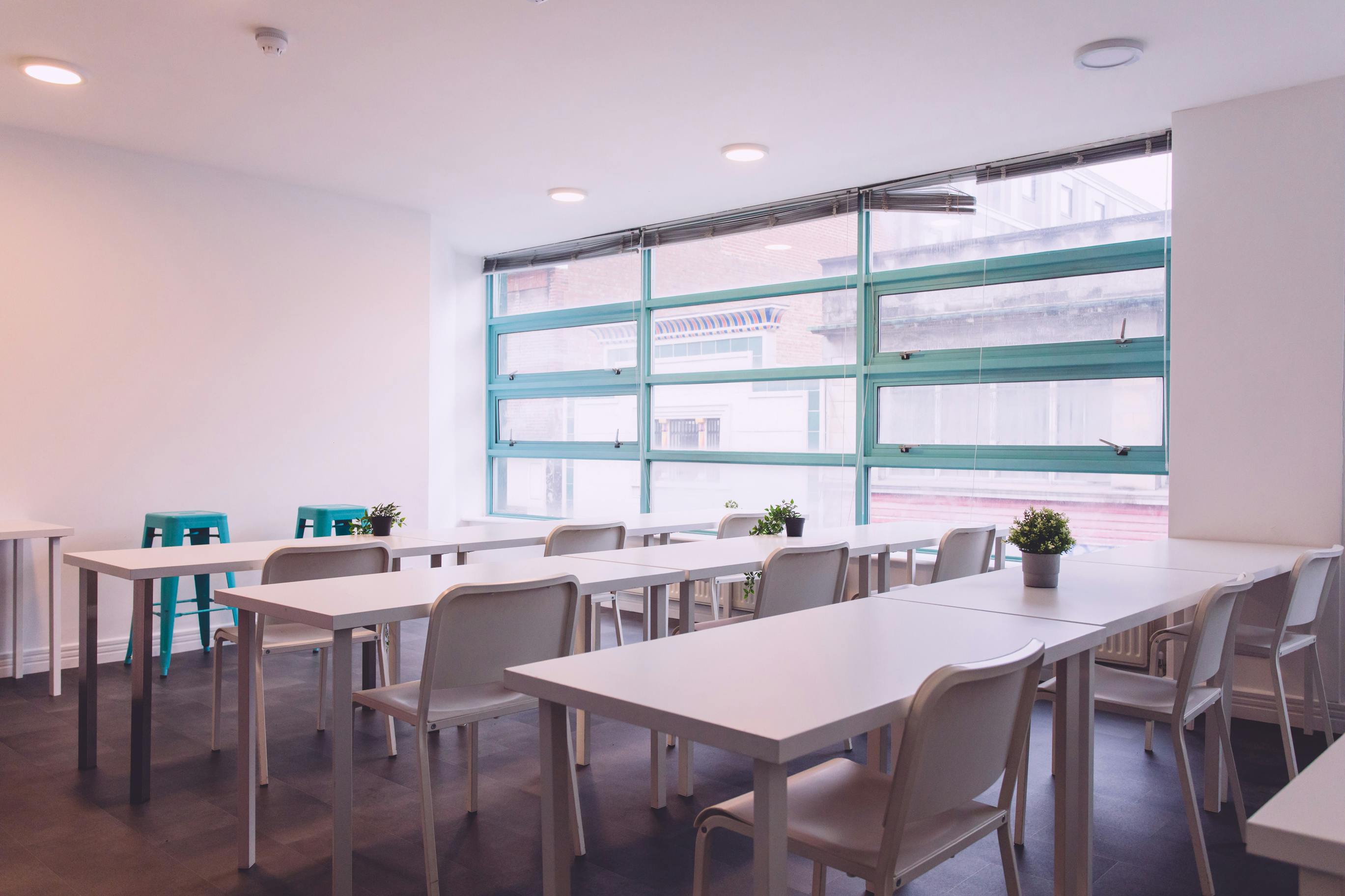 Modern meeting space at The Academy, perfect for workshops and brainstorming sessions.