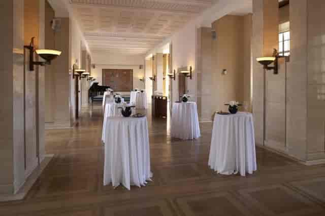 Chancellor's Hall at University of London, elegant event space for receptions and networking.