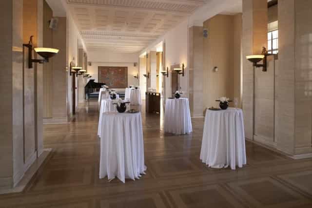 Chancellor's Hall at University of London, elegant event space for receptions and networking.