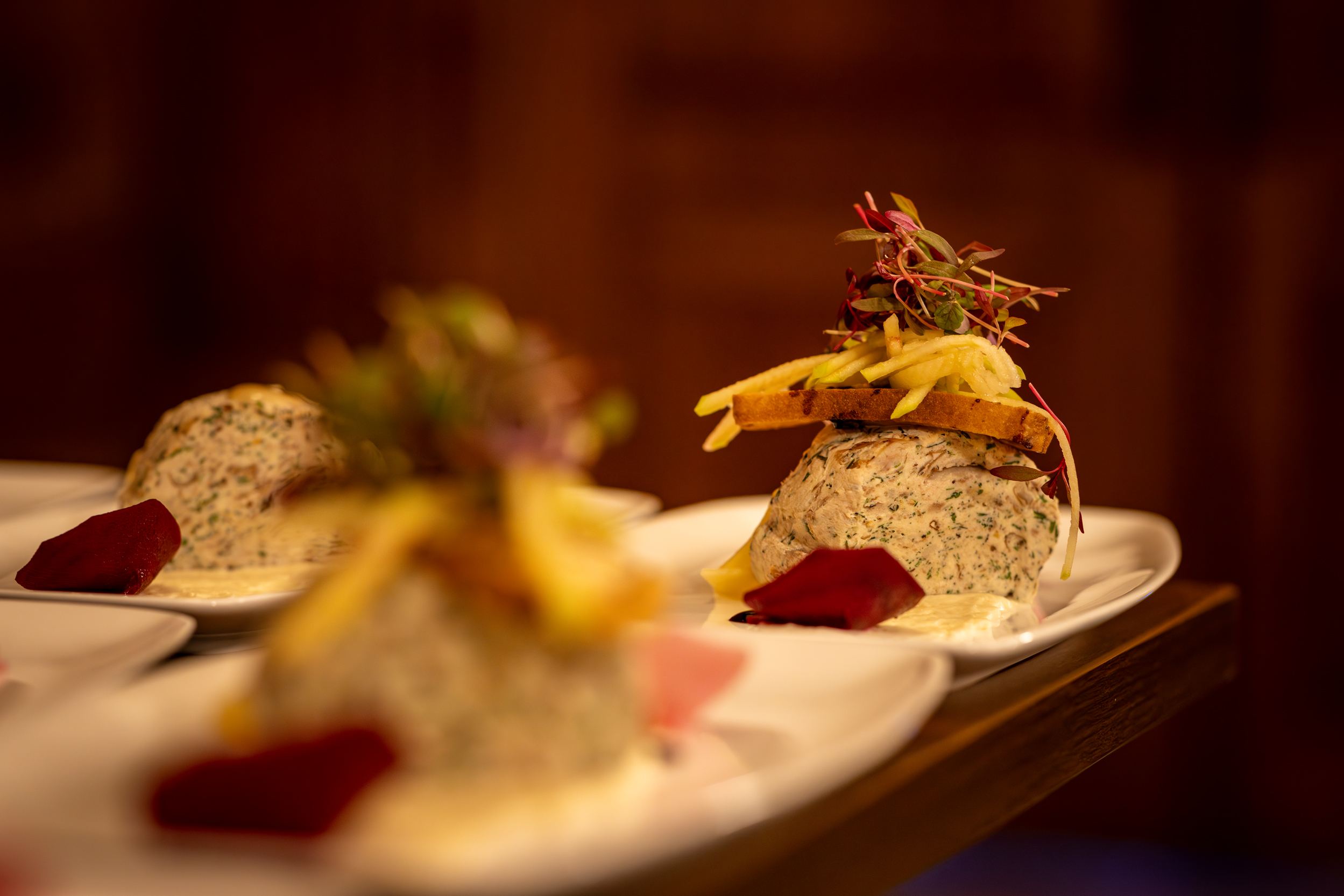 Senate House Woburn Suite plated meals, corporate event, gala dinner - Banner