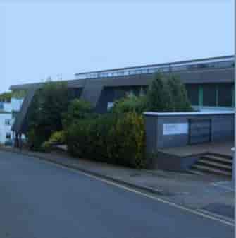 Modern Moxon House venue with sleek design, ideal for indoor and outdoor events.