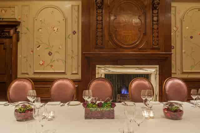 Elegant dining table in The Roseate, Reading for intimate gatherings and meetings.