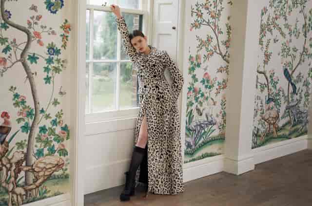 Stylish individual in elegant Upper Drawing Room, ideal for fashion shows and gatherings.