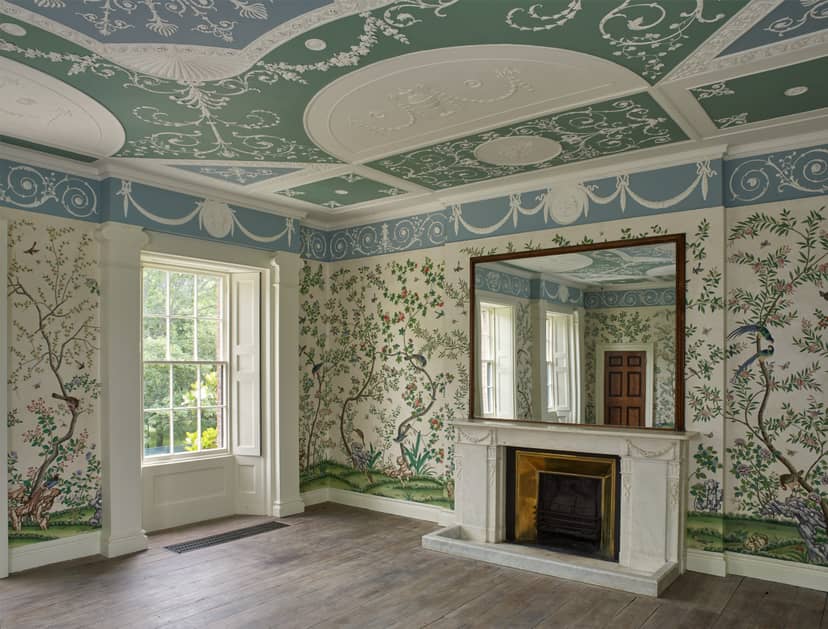 Elegant Upper Drawing Room at Pitzhanger Manor, perfect for upscale events and gatherings.
