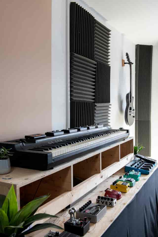Creative venue at 38East with soundproofing for music events and workshops.