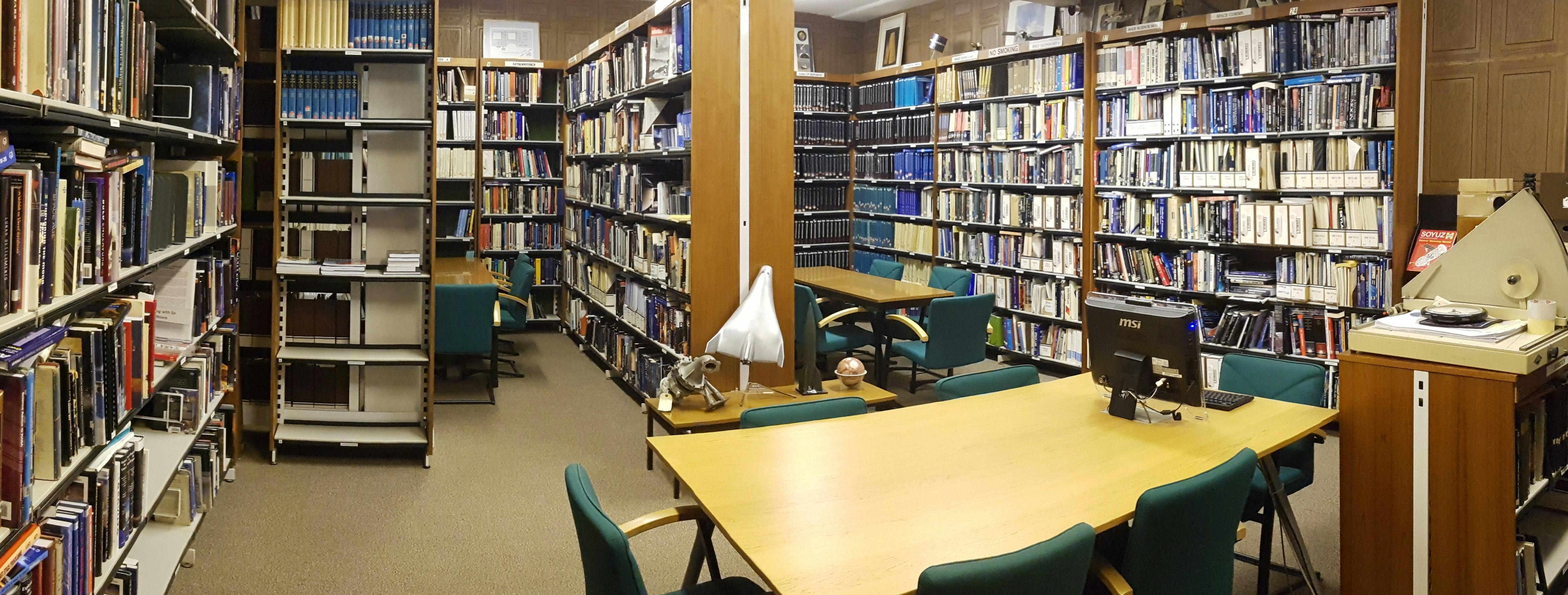 L.J. Carter Library in Arthur C. Clarke House, ideal for workshops and meetings.