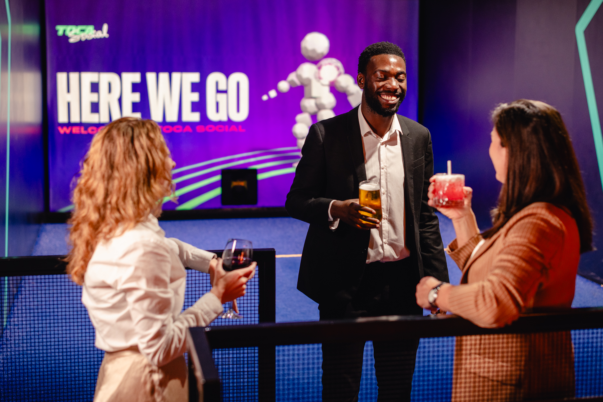 Modern bar event space, networking, social - Banner